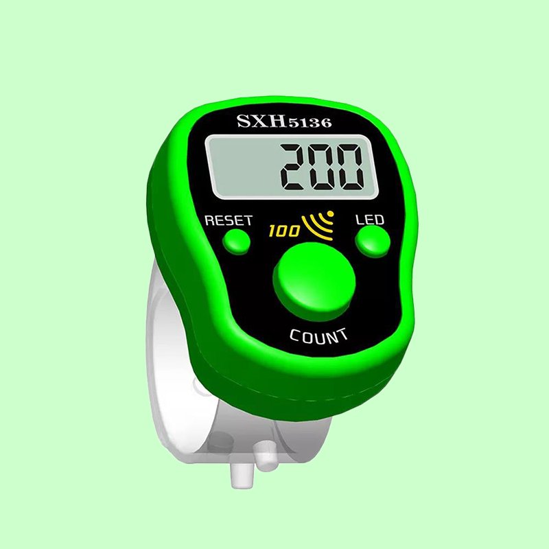 zikr bague Digital Ring Tasbeeh Tasbix Tasbih Tally reminder Finger Hand Counter For Prayer Islamic Tasbih